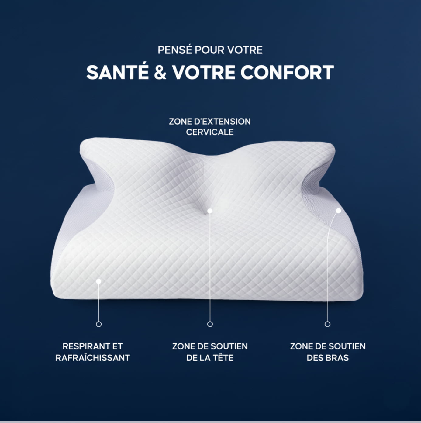 L'oreiller SOMNIA ULTRA-CONFORT